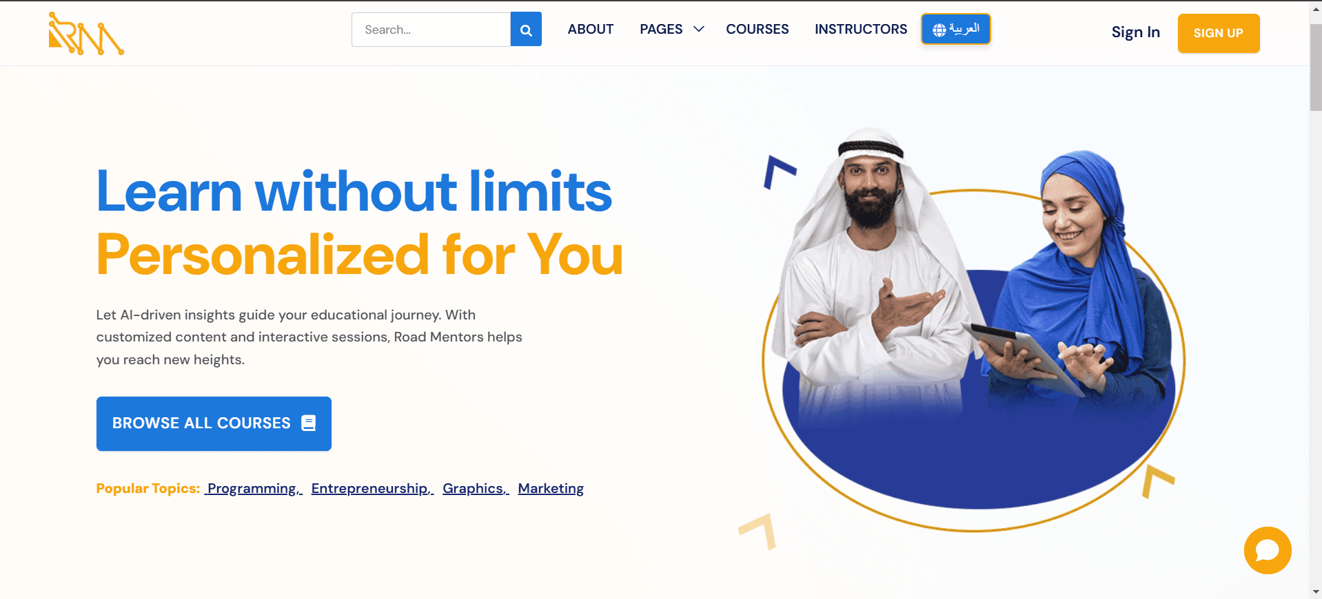 Road Mentors platform overview